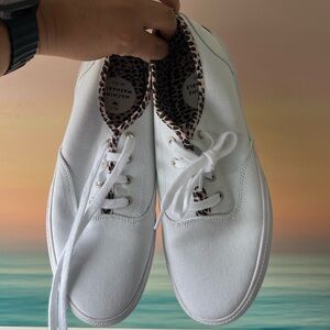 Sperry White Canvas Washable Sneakers